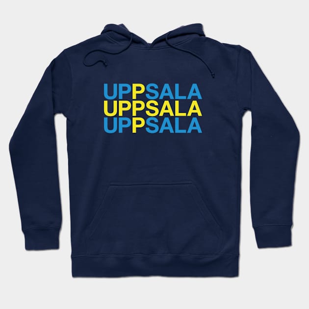 UPPSALA Swedish Flag Hoodie by eyesblau